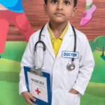 a boy in doctor costume